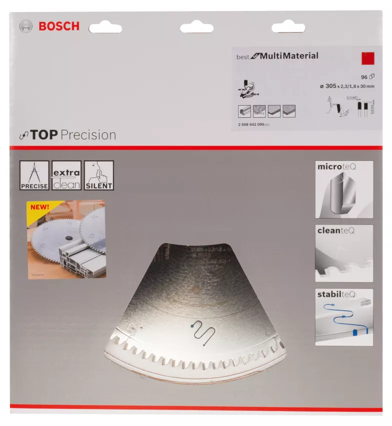 Lame BOSCH Best for Multimaterial Ø305 x 30mm scie à onglet